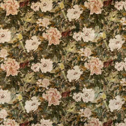 G P & J BAKER - ORIENTAL GARDEN- MOLE - Fabric by the Yard MOLE