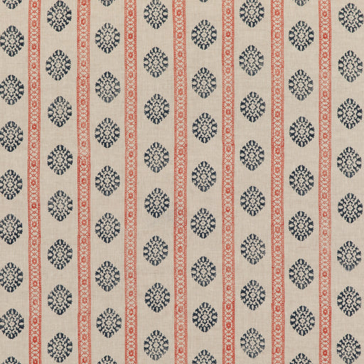 G P & J BAKER - ALMA- RED/INDIGO - Fabric by the Yard RED/INDIGO