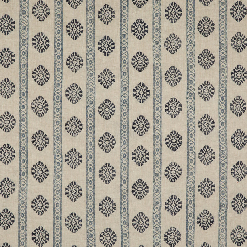 G P & J BAKER - ALMA- INDIGO - Fabric by the Yard INDIGO