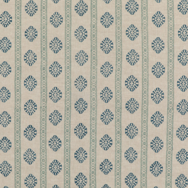 G P & J BAKER - ALMA- AQUA - Fabric by the Yard AQUA