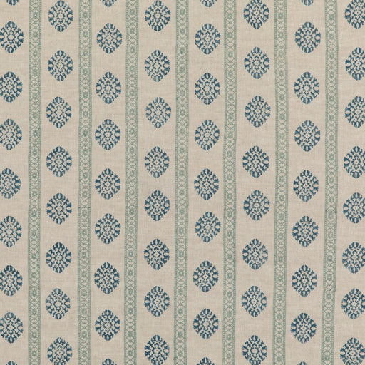 G P & J BAKER - ALMA- AQUA - Fabric by the Yard AQUA