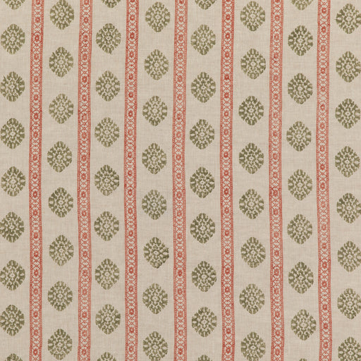 G P & J BAKER - ALMA- RED/GREEN - Fabric by the Yard RED/GREEN