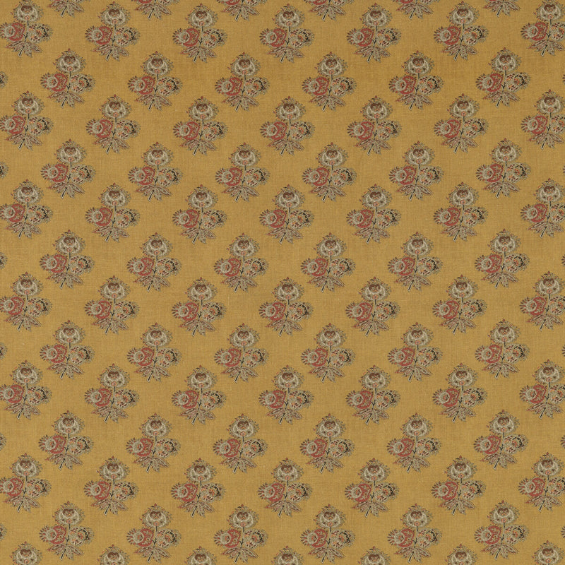 G P & J BAKER - POPPY PAISLEY- OCHRE - Fabric by the Yard OCHRE