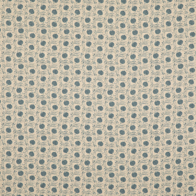 G P & J BAKER - SEED POD- BLUE - Fabric by the Yard BLUE