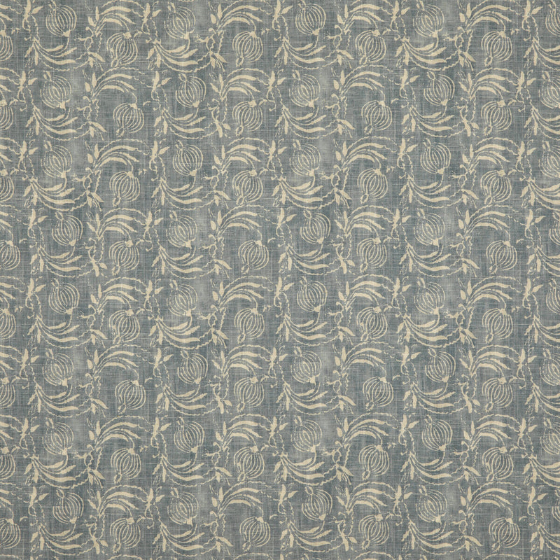 G P & J BAKER - POMEGRANATE- DENIM - Fabric by the Yard DENIM