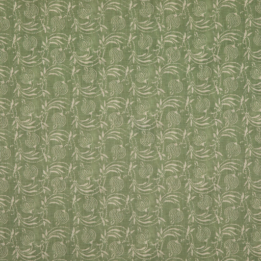 G P & J BAKER - POMEGRANATE- GREEN - Fabric by the Yard GREEN