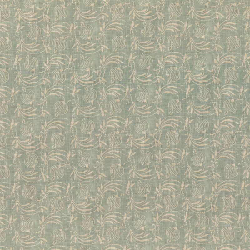 G P & J BAKER - POMEGRANATE- AQUA - Fabric by the Yard AQUA
