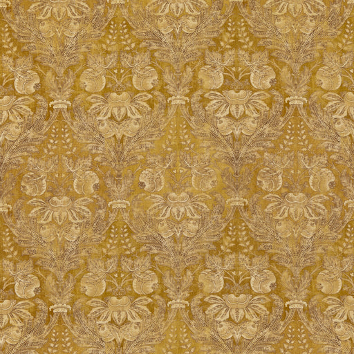 G P & J BAKER - LAPURA DAMASK- OCHRE - Fabric by the Yard OCHRE