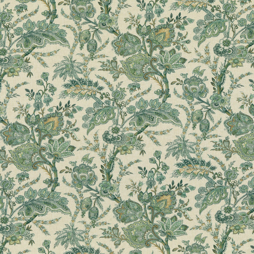 G P & J BAKER - JEWEL INDIENNE- EMERALD - Fabric by the Yard EMERALD