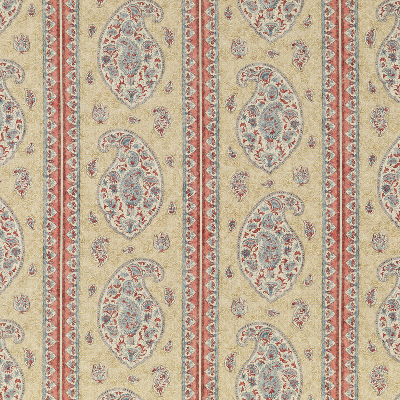 G P & J BAKER - COROMANDEL- RED/BLUE - Fabric by the Yard RED/BLUE