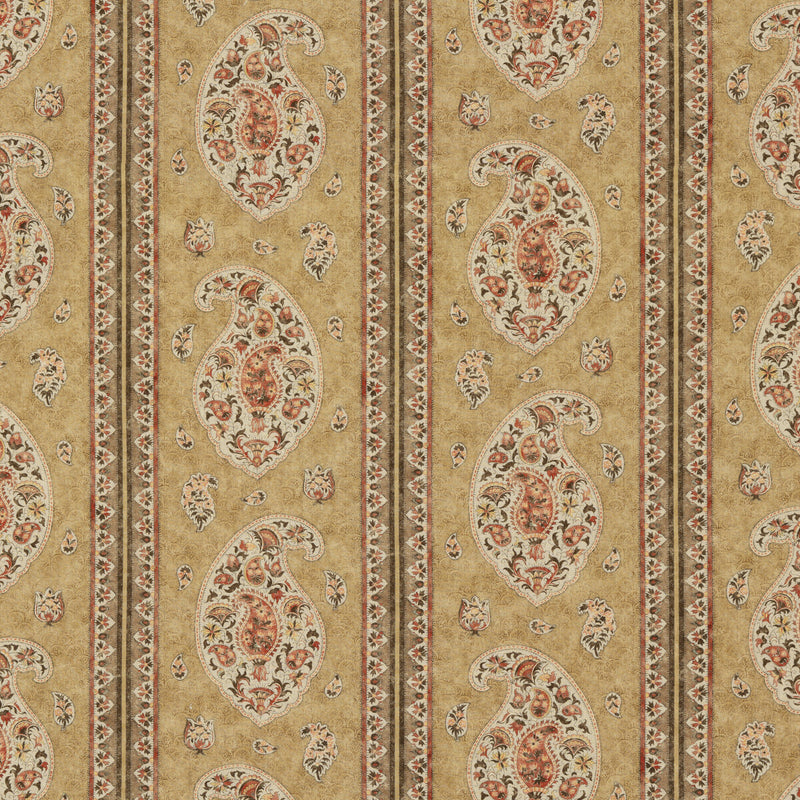 G P & J BAKER - COROMANDEL- TOBACCO - Fabric by the Yard TOBACCO
