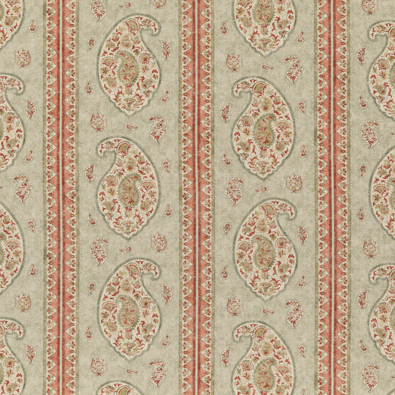 G P & J BAKER - COROMANDEL- GREEN - Fabric by the Yard GREEN