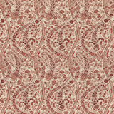 G P & J BAKER - BUKHARA PAISLEY- RED - Fabric by the Yard