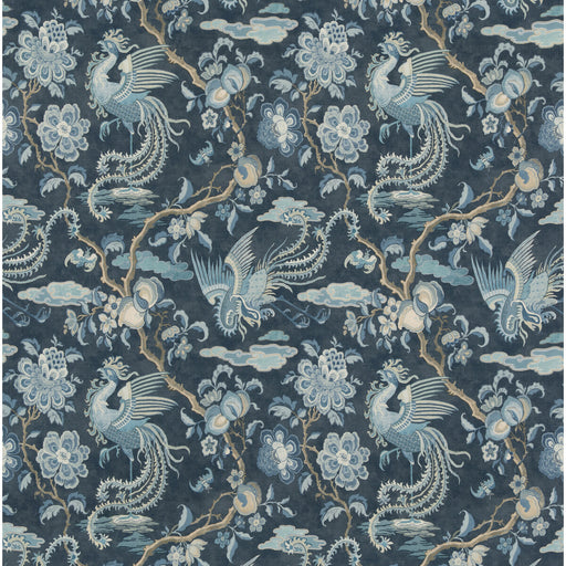 G P & J BAKER - CHIFU- INDIGO - Fabric by the Yard INDIGO