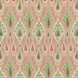 G P & J BAKER - IKAT BOKHARA- ROSE/GREEN - Fabric by the Yard