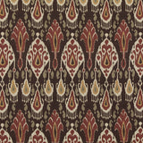G P & J BAKER - IKAT BOKHARA- ESPRESSO - Fabric by the Yard