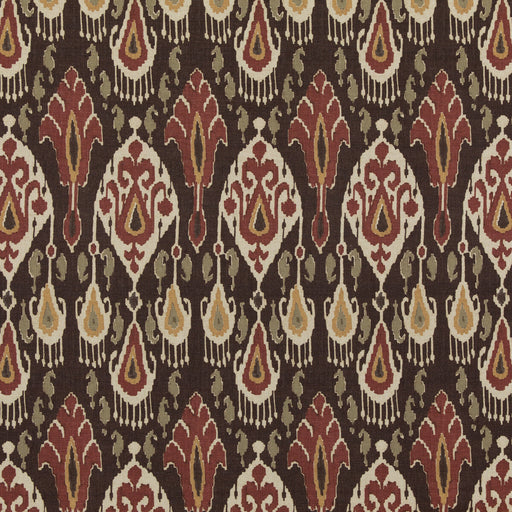 G P & J BAKER - IKAT BOKHARA- ESPRESSO - Fabric by the Yard ESPRESSO