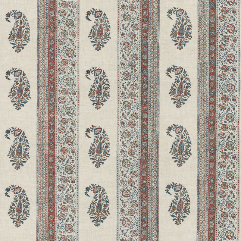 G P & J BAKER - PORTOBELLO- RED/BLUE - Fabric by the Yard RED/BLUE