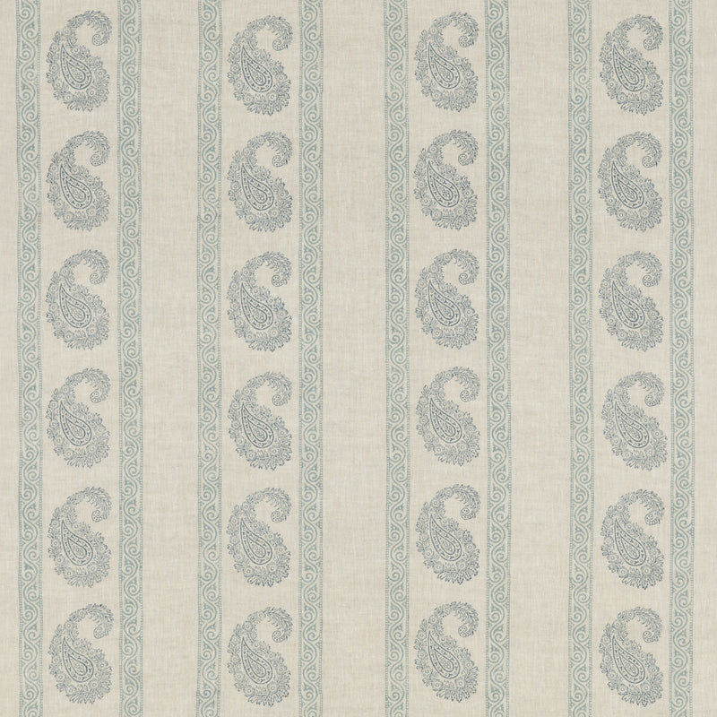 G P & J BAKER - VINTAGE PAISLEY- BLUE - Fabric by the Yard BLUE