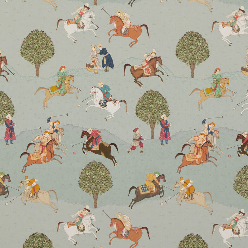 G P & J BAKER - CASPIAN- AQUA - Fabric by the Yard AQUA