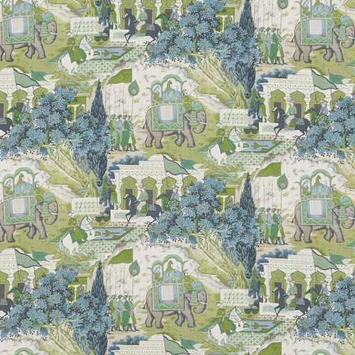 G P & J BAKER - SHALIMAR- TEAL - Fabric by the Yard TEAL