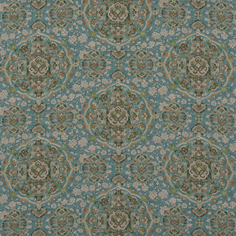 G P & J BAKER - KIANA- TEAL - Fabric by the Yard TEAL