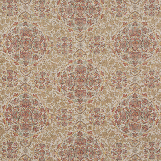 G P & J BAKER - KIANA- RED/AQUA - Fabric by the Yard RED/AQUA