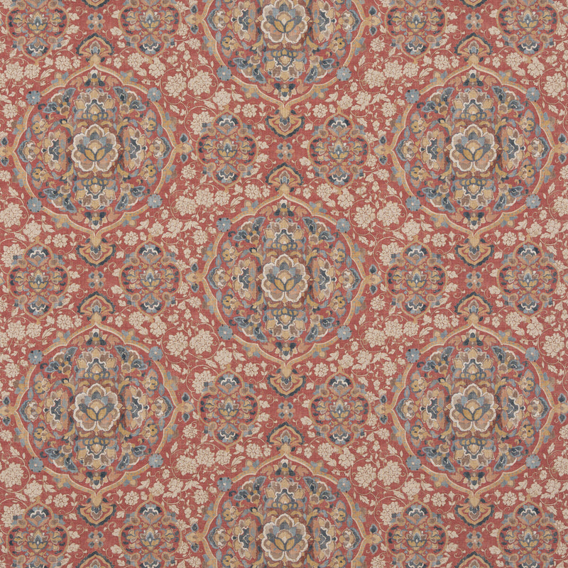 G P & J BAKER - KIANA- RED/BLUE - Fabric by the Yard RED/BLUE