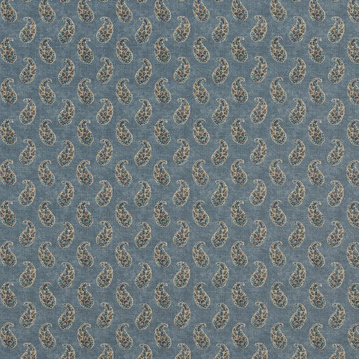 G P & J BAKER - PATOLA PAISLEY- BLUE - Fabric by the Yard BLUE