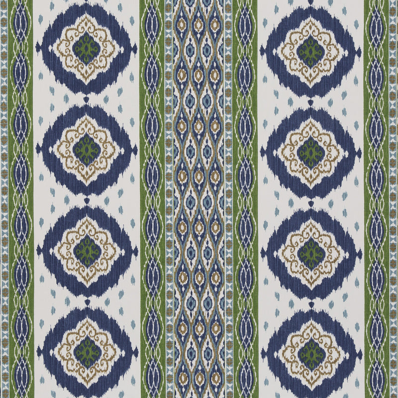 G P & J BAKER - CROSBY- BLUE/GREEN - Fabric by the Yard BLUE/GREEN