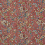 G P & J BAKER - INDIENNE FLOWER- RED - Fabric by the Yard