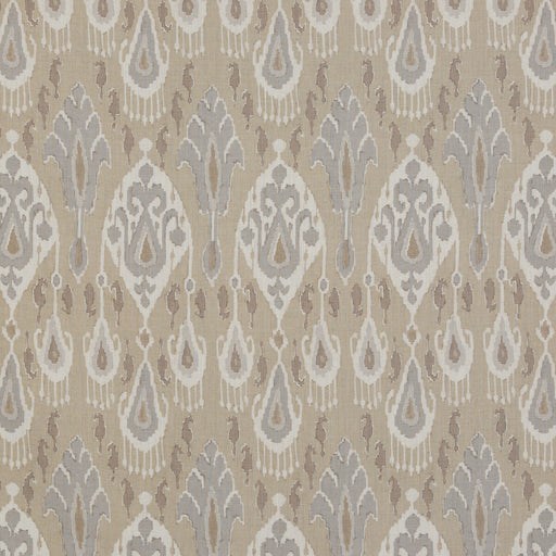 G P & J BAKER - IKAT BOKHARA LINEN- PARCHMENT - Fabric by the Yard PARCHMENT