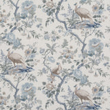 G P & J BAKER - BROUGHTON ROSE- BLUE - Fabric by the Yard