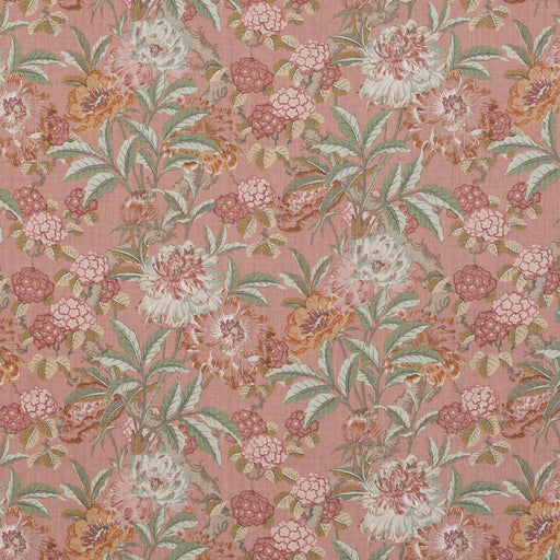 G P & J BAKER - SUMMER PEONY- RED - Fabric by the Yard RED
