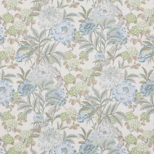 G P & J BAKER - SUMMER PEONY- AQUA - Fabric by the Yard AQUA