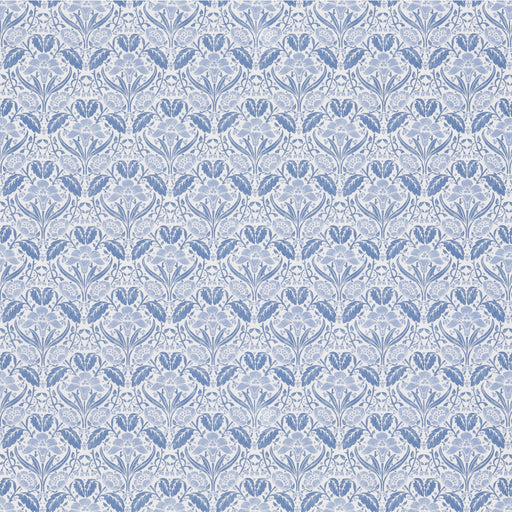 G P & J BAKER - IRIS MEADOW COTTON- BLUE - Fabric by the Yard BLUE