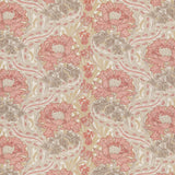 G P & J BAKER - BRANTWOOD COTTON- CORAL/SAND - Fabric by the Yard