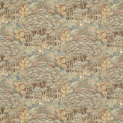 G P & J BAKER - RUSKIN COTTON- TEAL - Fabric by the Yard TEAL