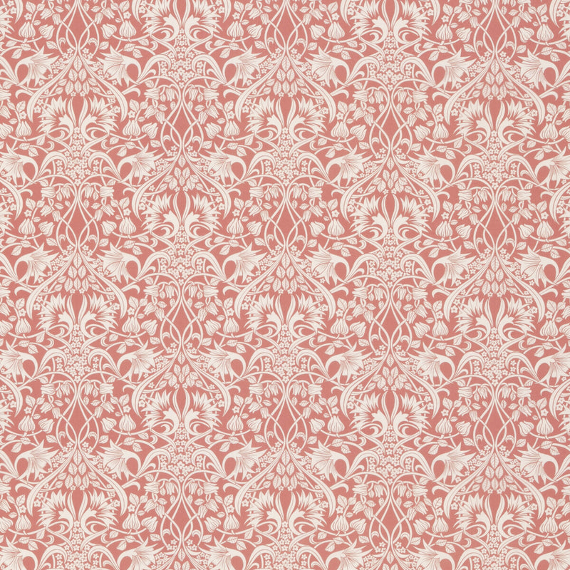 G P & J BAKER - FRITILLERIE COTTON- CORAL - Fabric by the Yard CORAL