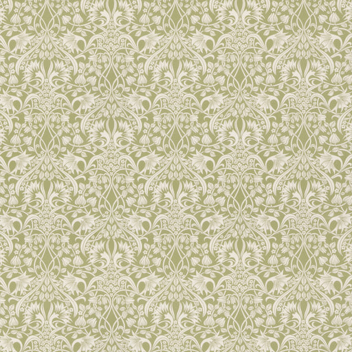 G P & J BAKER - FRITILLERIE COTTON- GREEN - Fabric by the Yard GREEN