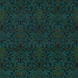 G P & J BAKER - FRITILLERIE VELVET- INDIGO/TEAL - Fabric by the Yard