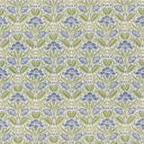 G P & J BAKER - IRIS MEADOW- BLUE/GREEN - Fabric by the Yard