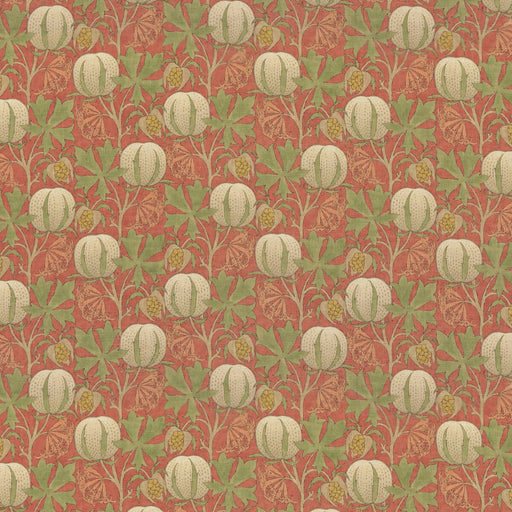 G P & J BAKER - PUMPKINS- RED/GREEN - Fabric by the Yard RED/GREEN