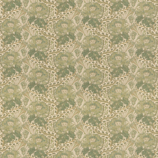 G P & J BAKER - LITTLE BRANTWOOD- GREEN - Fabric by the Yard GREEN