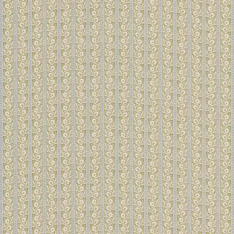 G P & J BAKER - BIBURY- GREEN/BLUE - Fabric by the Yard GREEN/BLUE