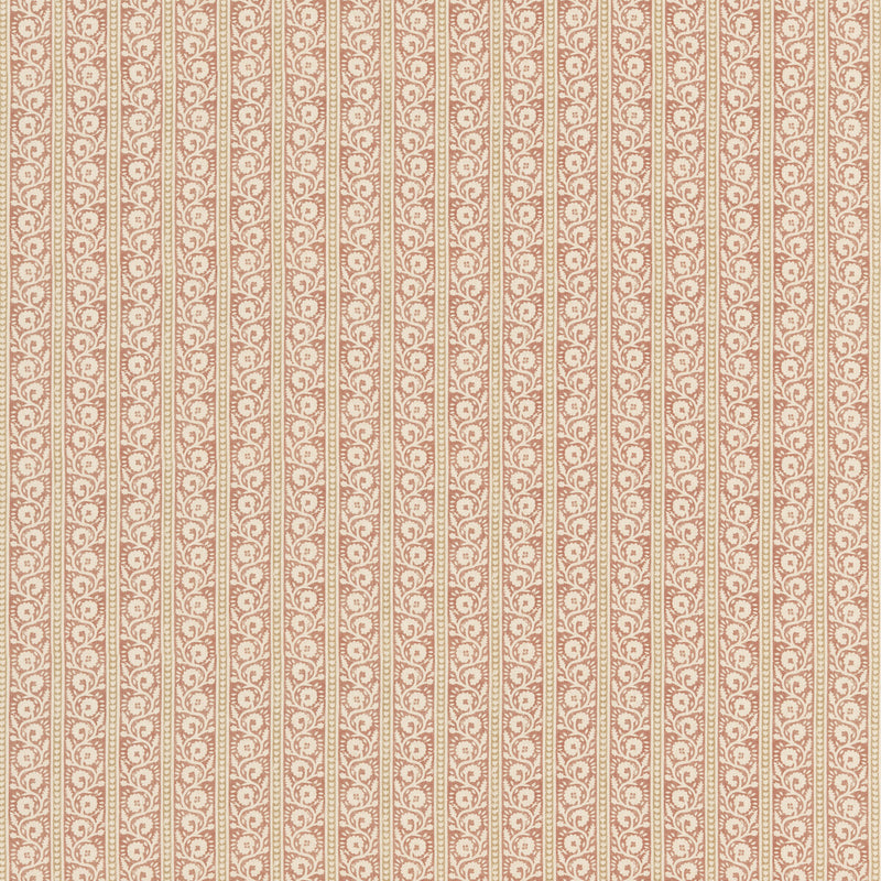 G P & J BAKER - BIBURY- RED/SAND - Fabric by the Yard RED/SAND