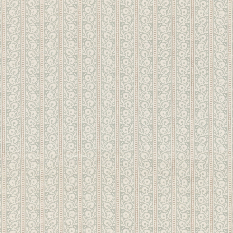 G P & J BAKER - BIBURY- AQUA - Fabric by the Yard AQUA