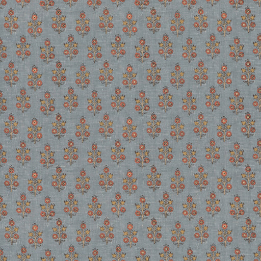 G P & J BAKER - POPPY SPRIG- DENIM - Fabric by the Yard DENIM