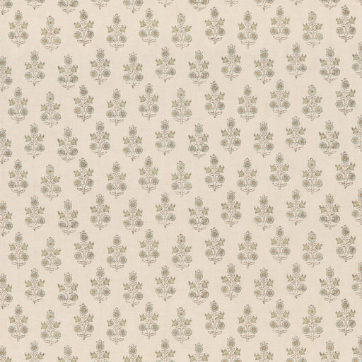 G P & J BAKER - POPPY SPRIG- AQUA - Fabric by the Yard AQUA