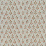 G P & J BAKER - POPPY SPRIG- AQUA/BLUSH - Fabric by the Yard